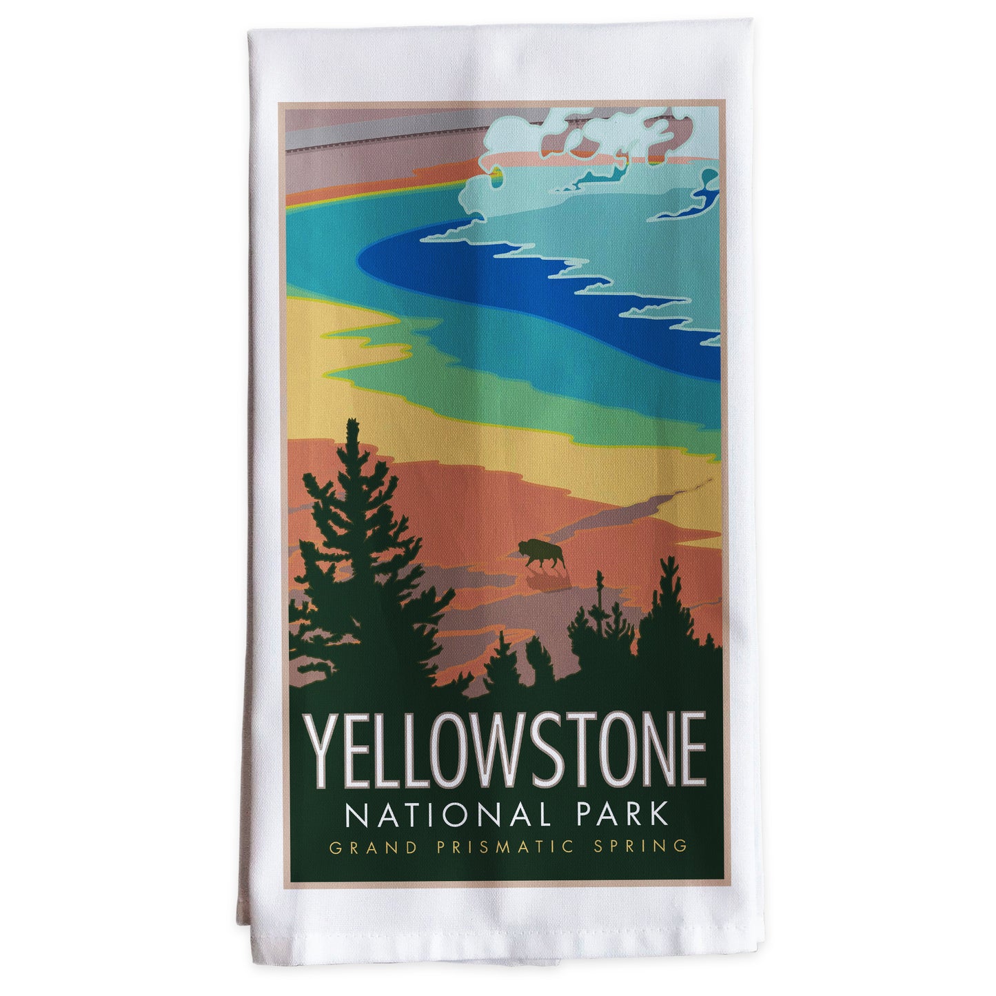 Yellowstone Grand Prismatic -Tea Towel