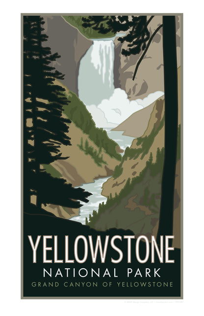 Yellowstone Grand Canyon - Poster