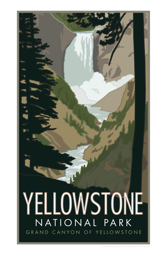 Yellowstone Grand Canyon - Poster