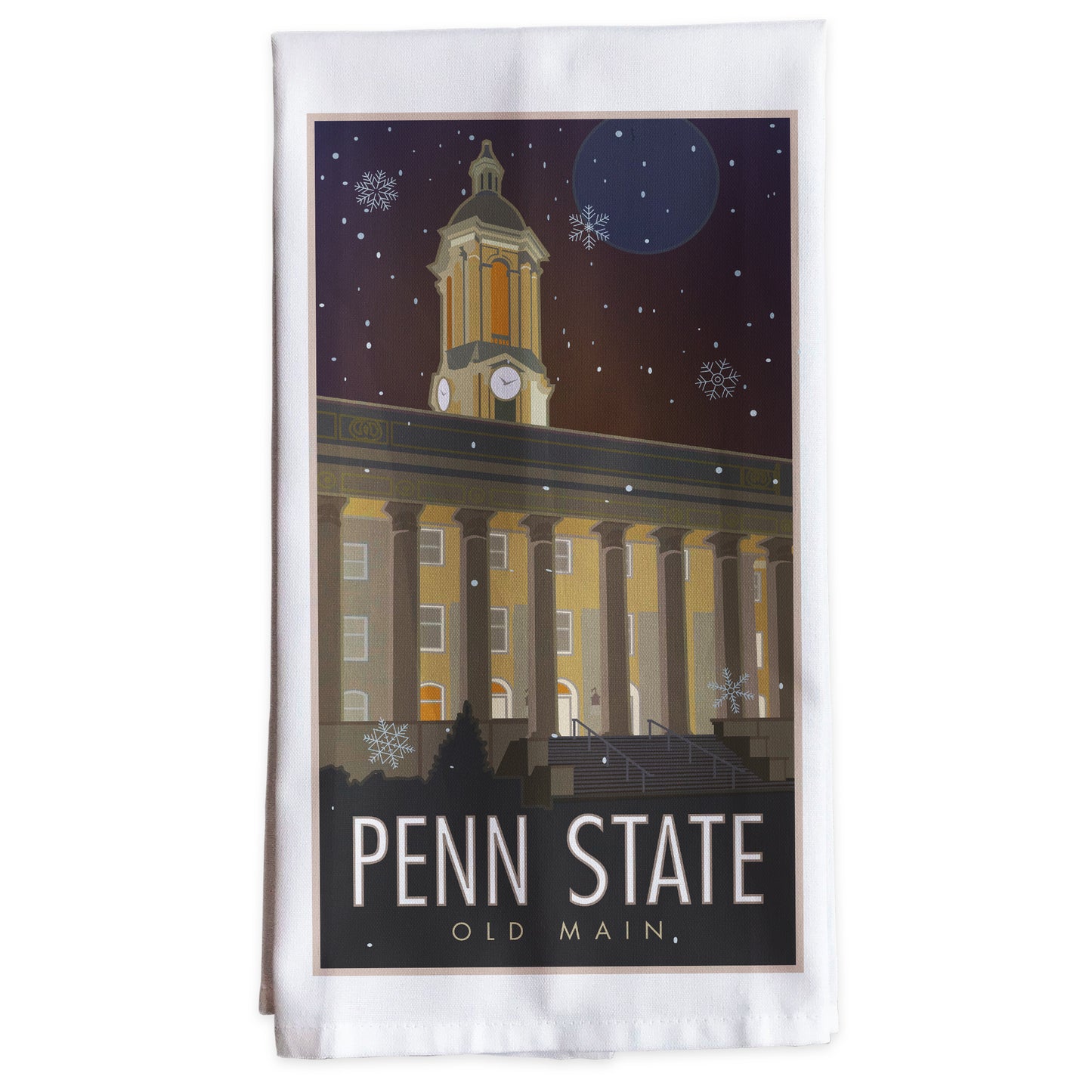 Penn State Old Main Campus -Tea Towel