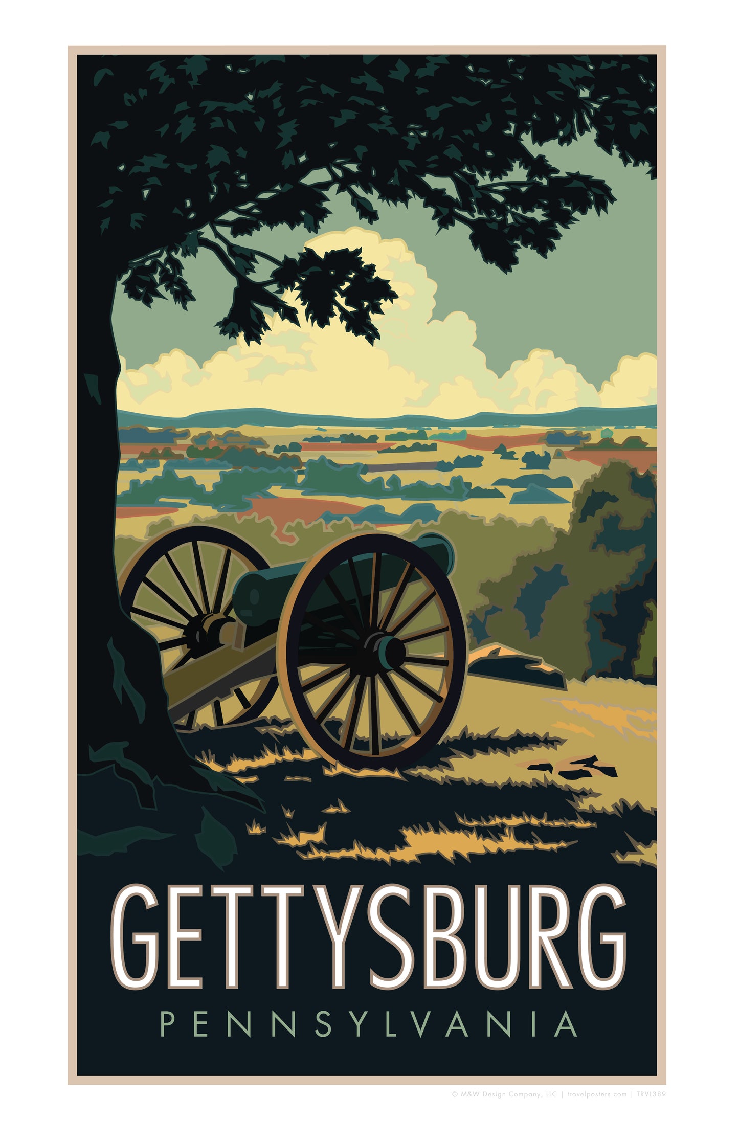Gettysburg Battlefield - Poster