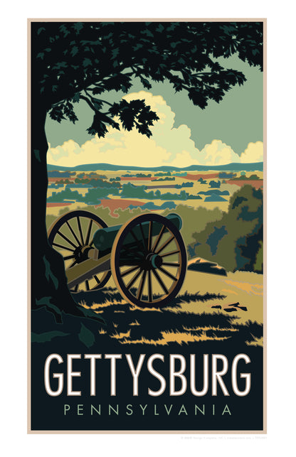 Gettysburg Battlefield - Poster