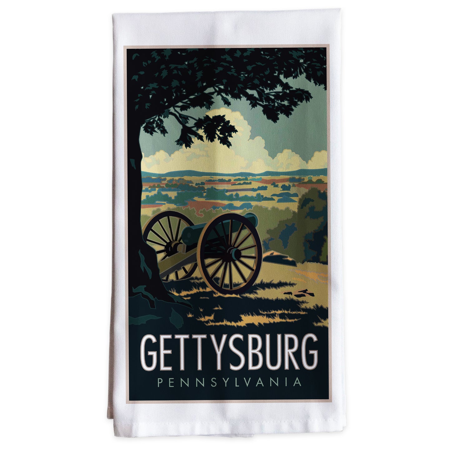 Gettysburg Battlefield -Tea Towel