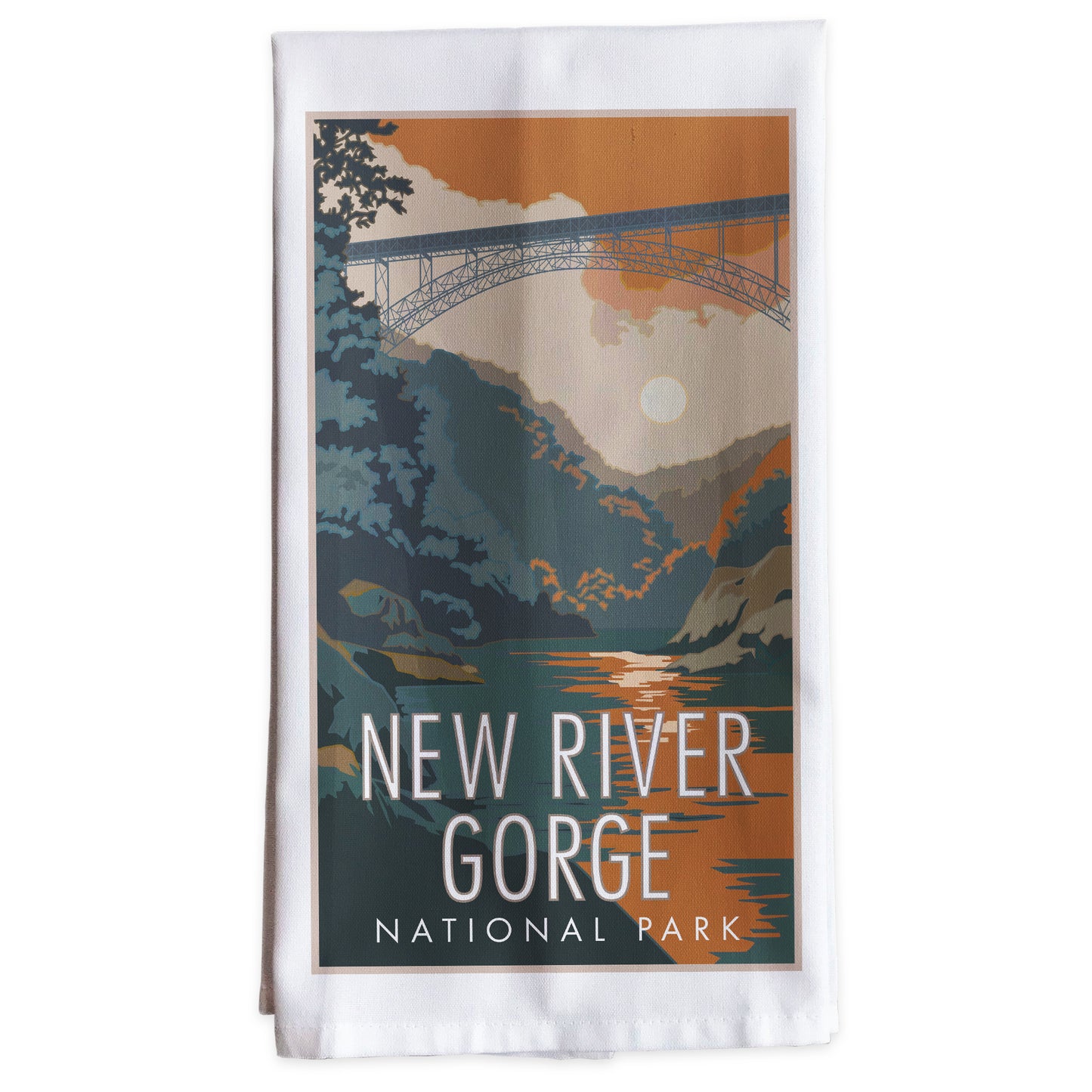 New River Gorge - Tea Towel