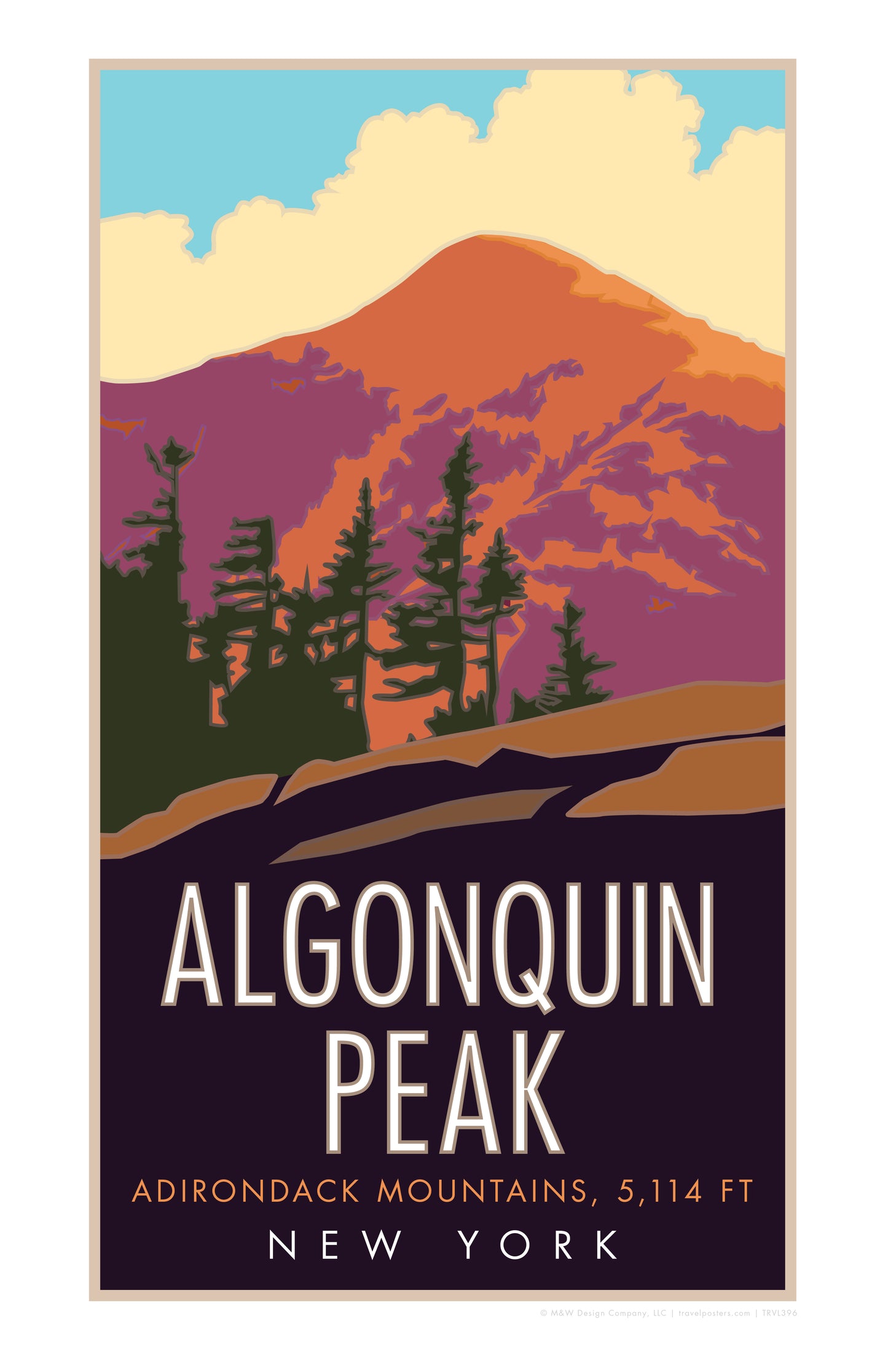 Algonquin Peak - Poster