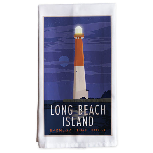 Long Beach Island Lighthouse - Tea Towel