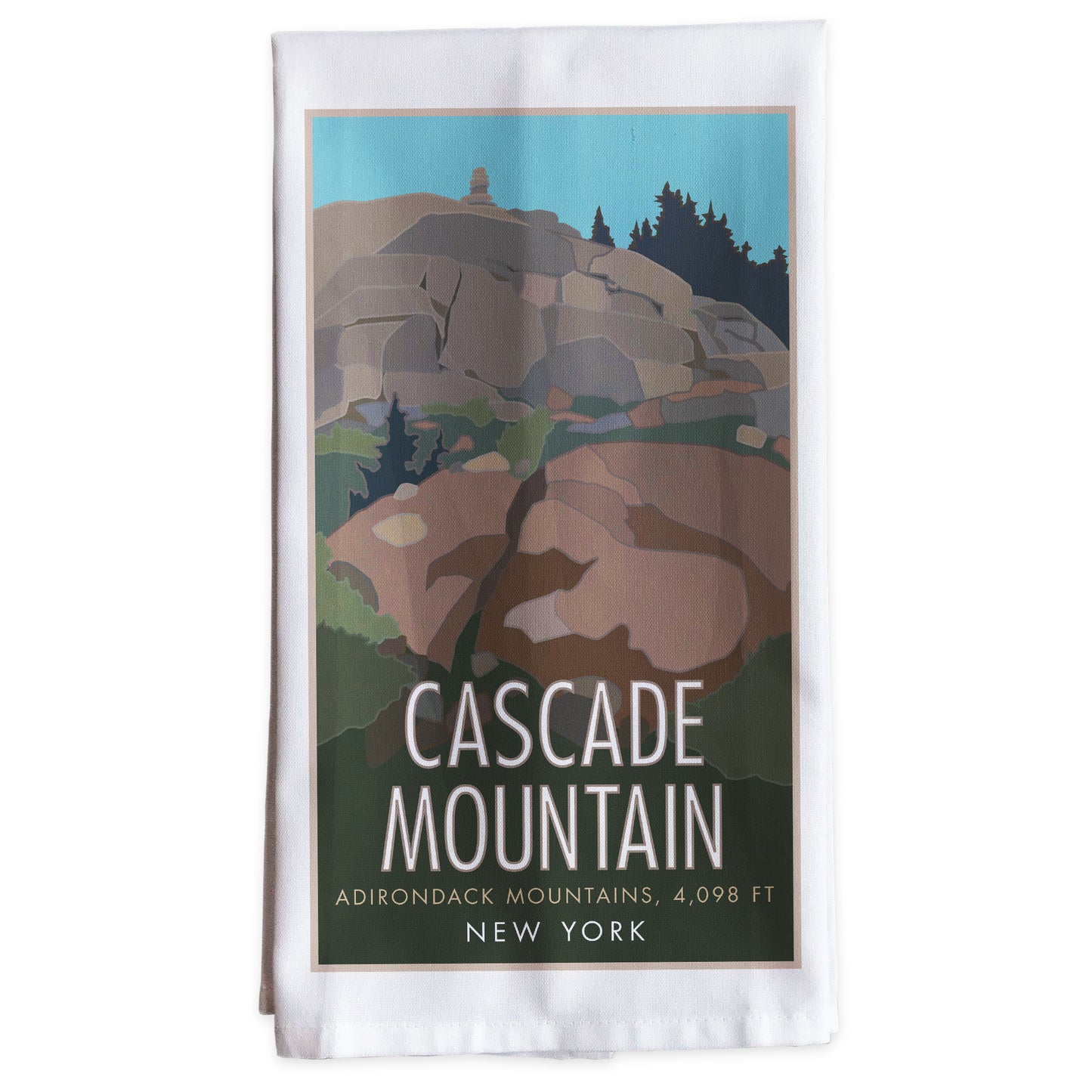 Cascade Mountain - Tea Towel
