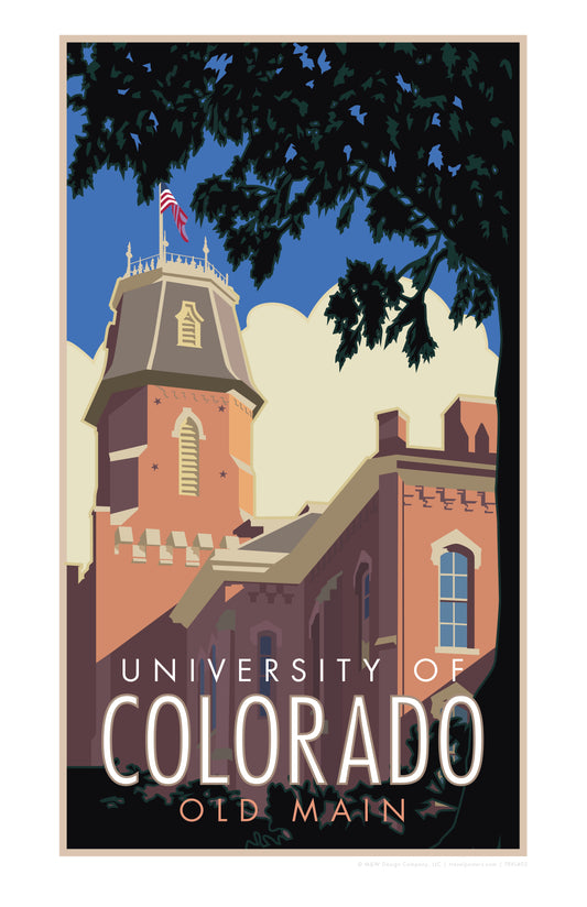 Old Main Colorado - Poster