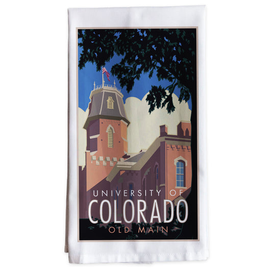 Old Main, University of Colorado - Tea Towel