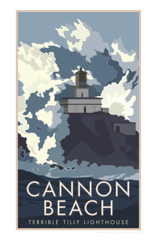 Terrible Tilly Lighthouse - Poster