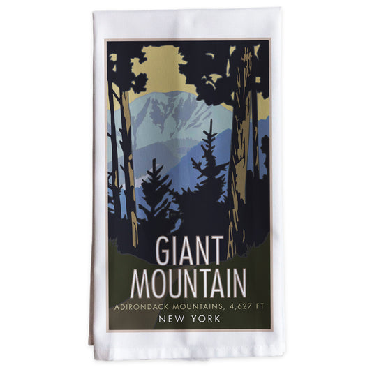 Giant Mountain, New York - Tea Towel