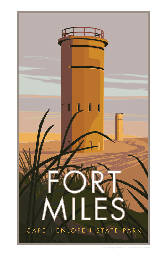 Cape Henlopen State Park - Poster