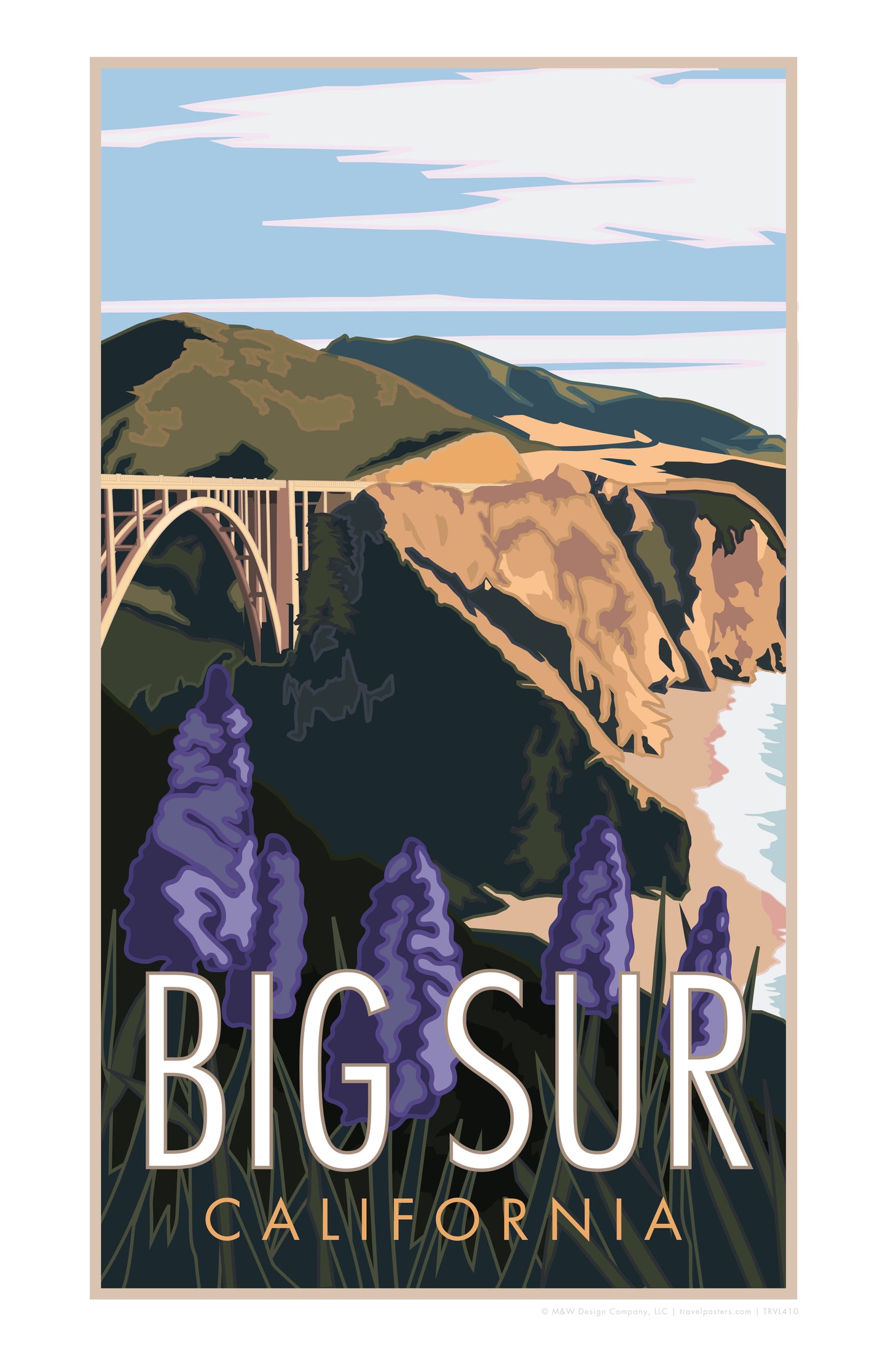 Big Sur Bixby Bridge - Poster