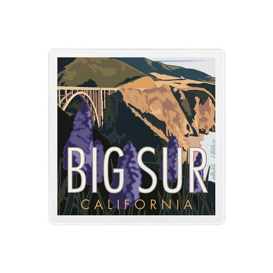 Big Sur Bixby Bridge - 4" x 4"  Coaster