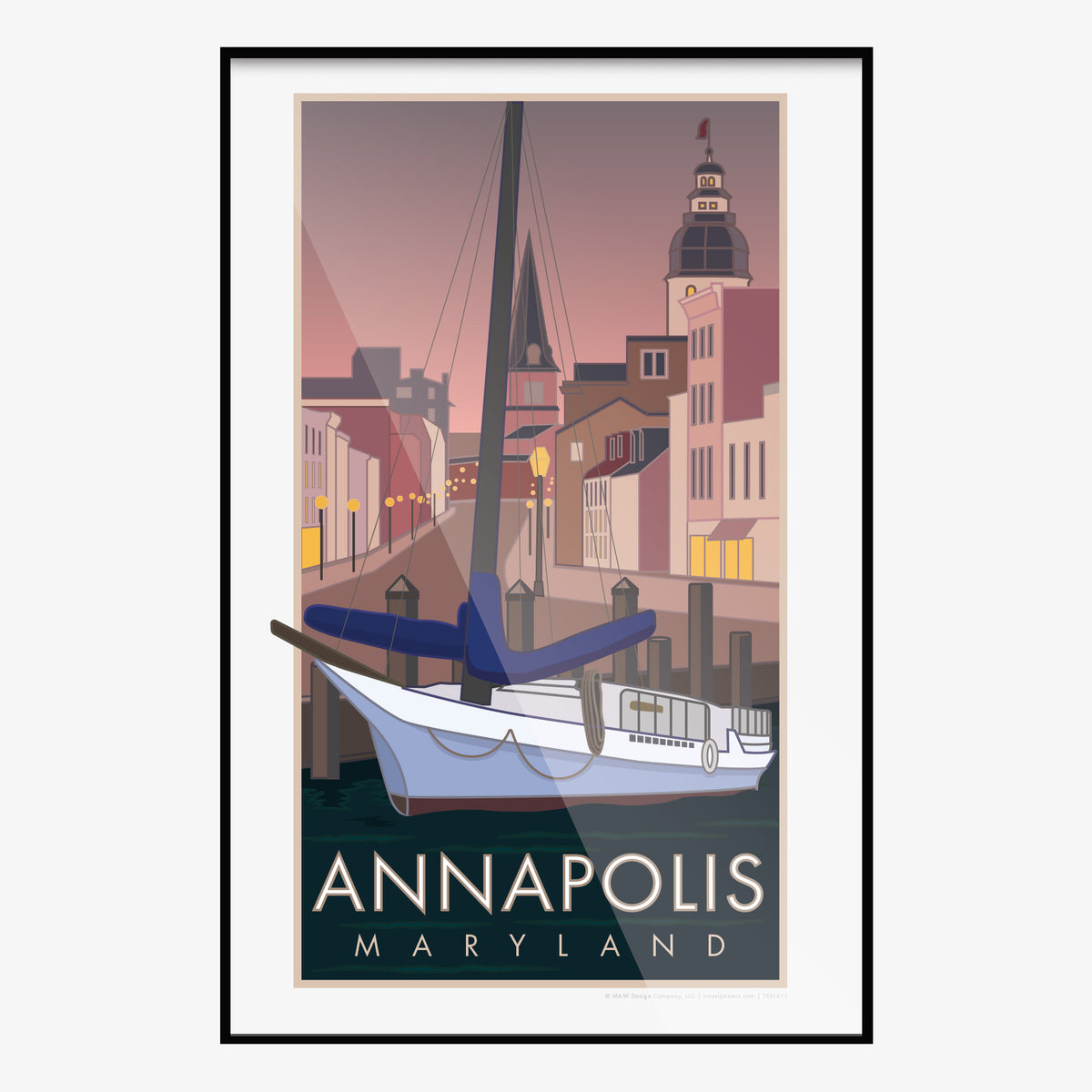 Annapolis Maryland Travel Posters