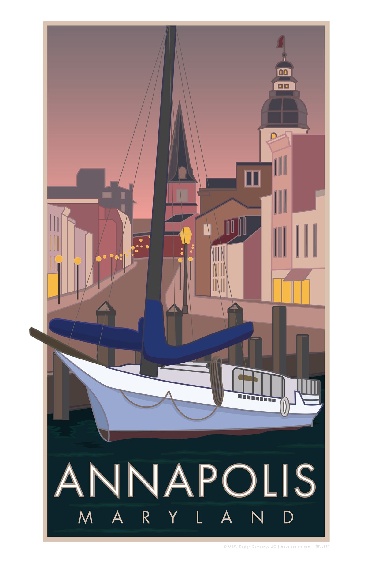Annapolis Maryland Travel Posters