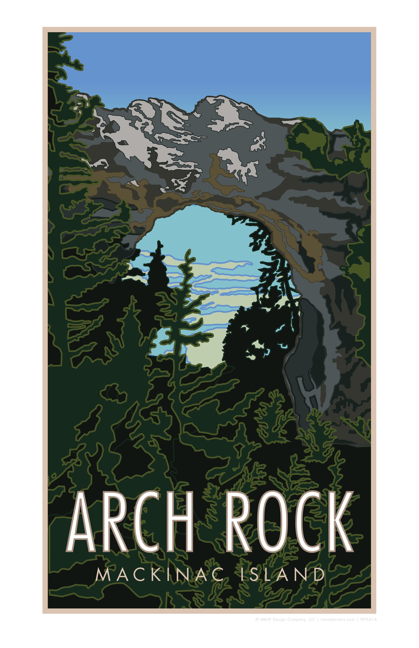 Arch Rock - Poster