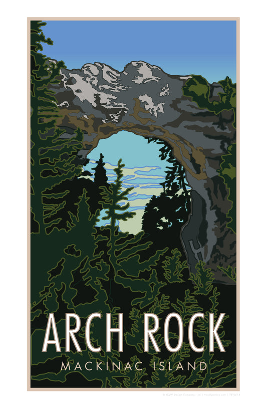 Arch Rock - Poster