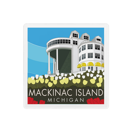 Mackinac Island - 4" x 4"  Coaster
