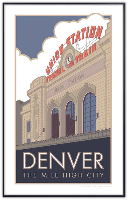 Union Station 2 (Summer Exterior), Denver, Colorado - Poster