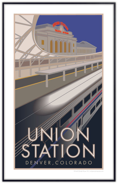 Union Station 4 (Train Platform), Denver, Colorado - Poster