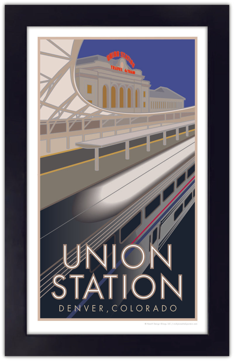 Union Station 4 (Train Platform), Denver, Colorado - Poster