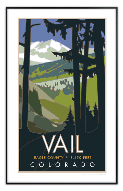 Vail Basin, Summer - Poster