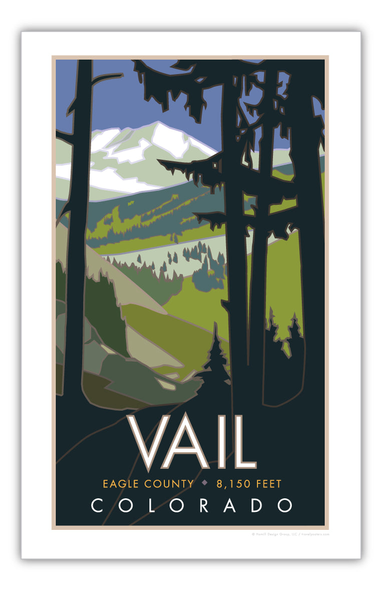 Vail Basin, Summer - Poster