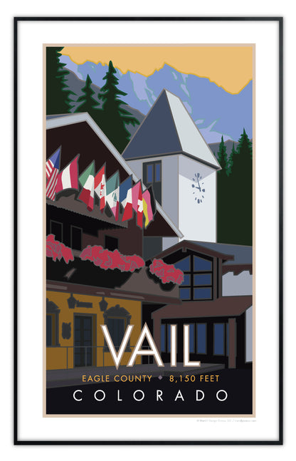 Vail Village Summer, Colorado - Poster