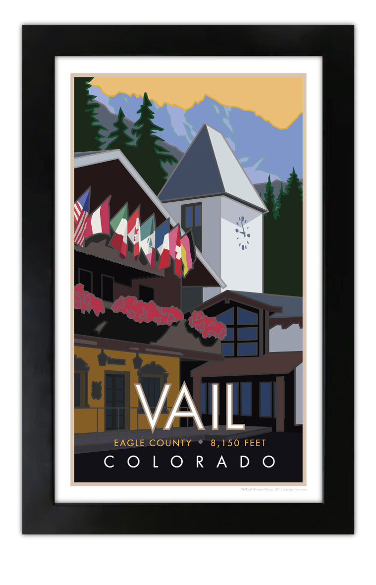 Vail Village Summer, Colorado - Poster