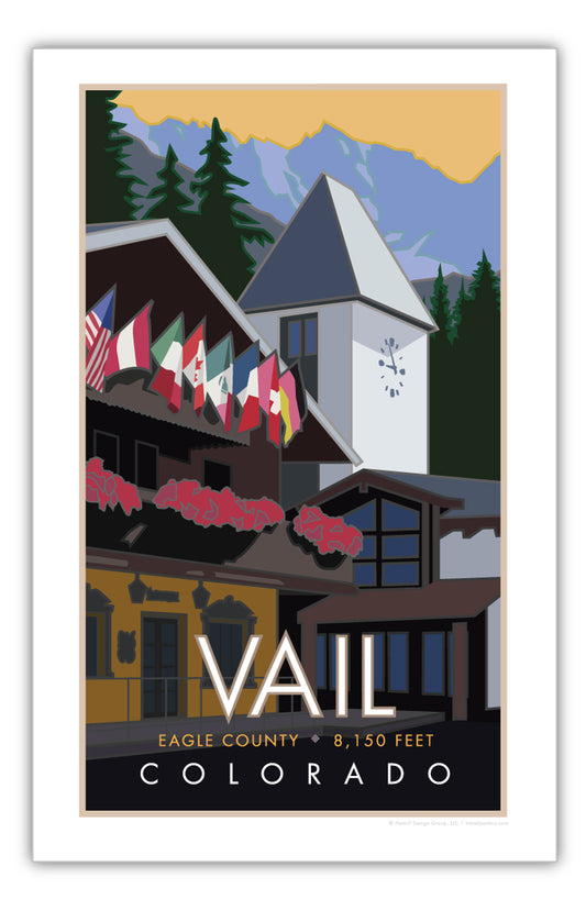 Vail Village Summer, Colorado - Poster