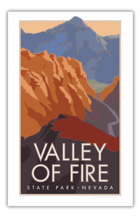 Valley of Fire, Nevada - Poster