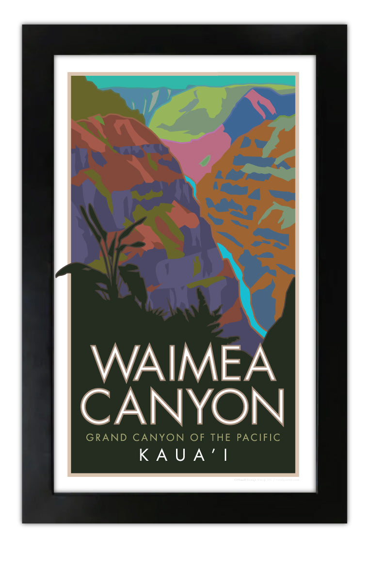 Waimea Canyon State Park, Hawaii - Poster