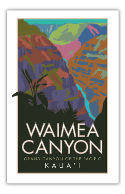 Waimea Canyon State Park, Hawaii - Poster