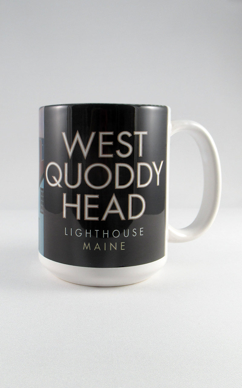 West Quoddy Head Lighthouse, Maine - 15oz. Ceramic Mug