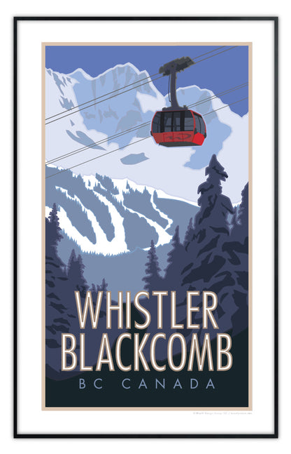 Whistler Blackcomb - BC, Canada - Poster