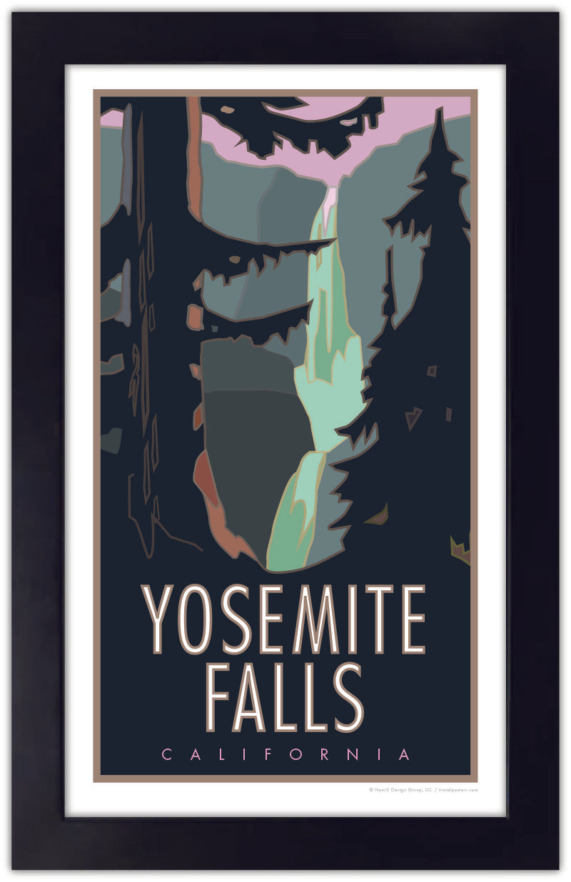 Yosemite Falls, Yosemite National Park - Poster