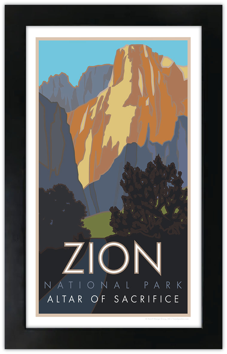 Zion National Park (Altar of Sacrifice), Utah Poster