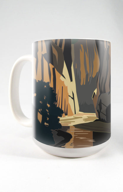 Zion National Park (The Narrows), Utah - 15oz. Ceramic Mug