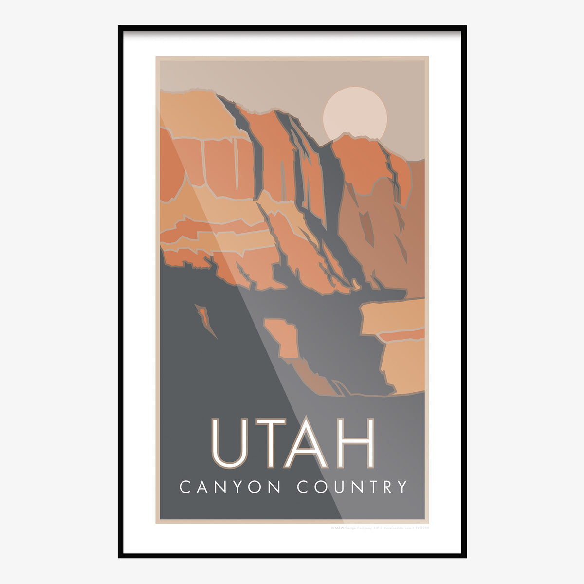 Utah Canyon Country Travel Poster