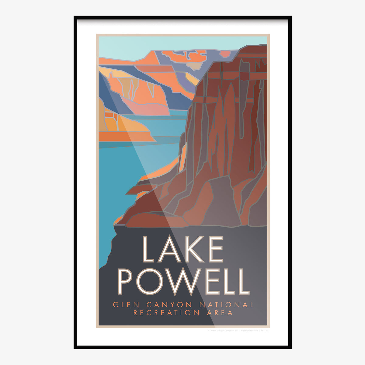 Lake Powell Travel Poster