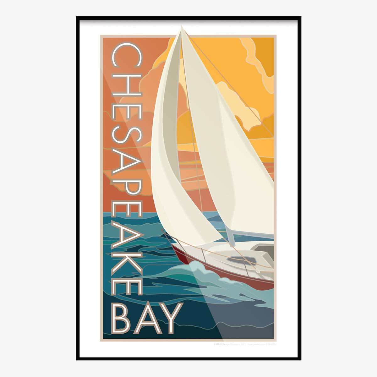 Chesapeake Bay Travel Poster