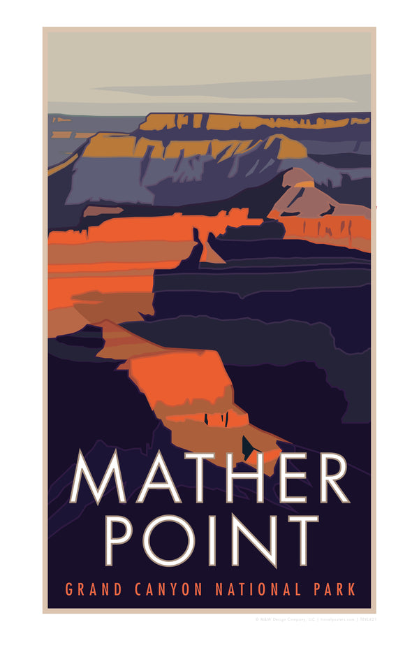 Mather Point - Grand Canyon - Poster