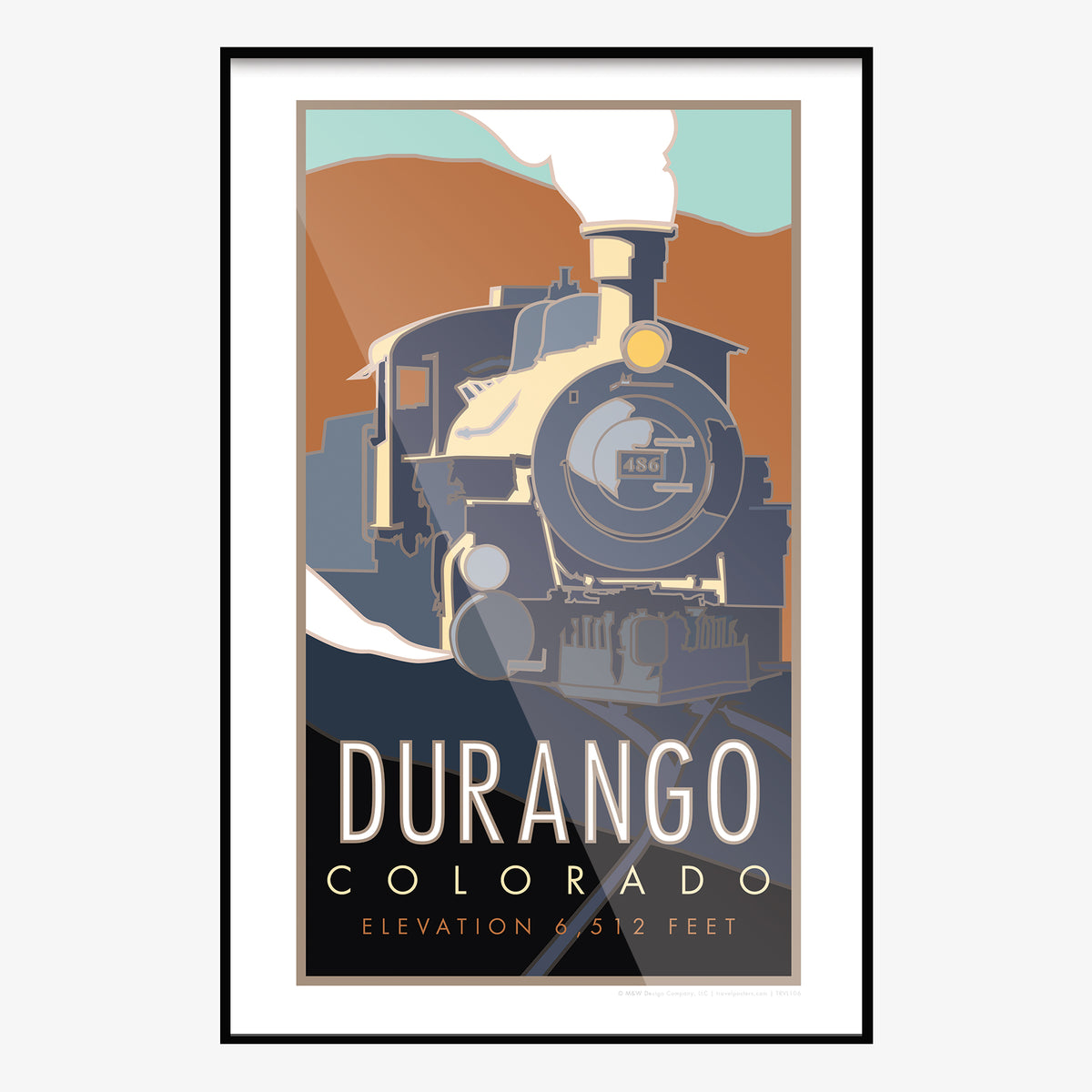 Durango Train Colorado Travel Poster