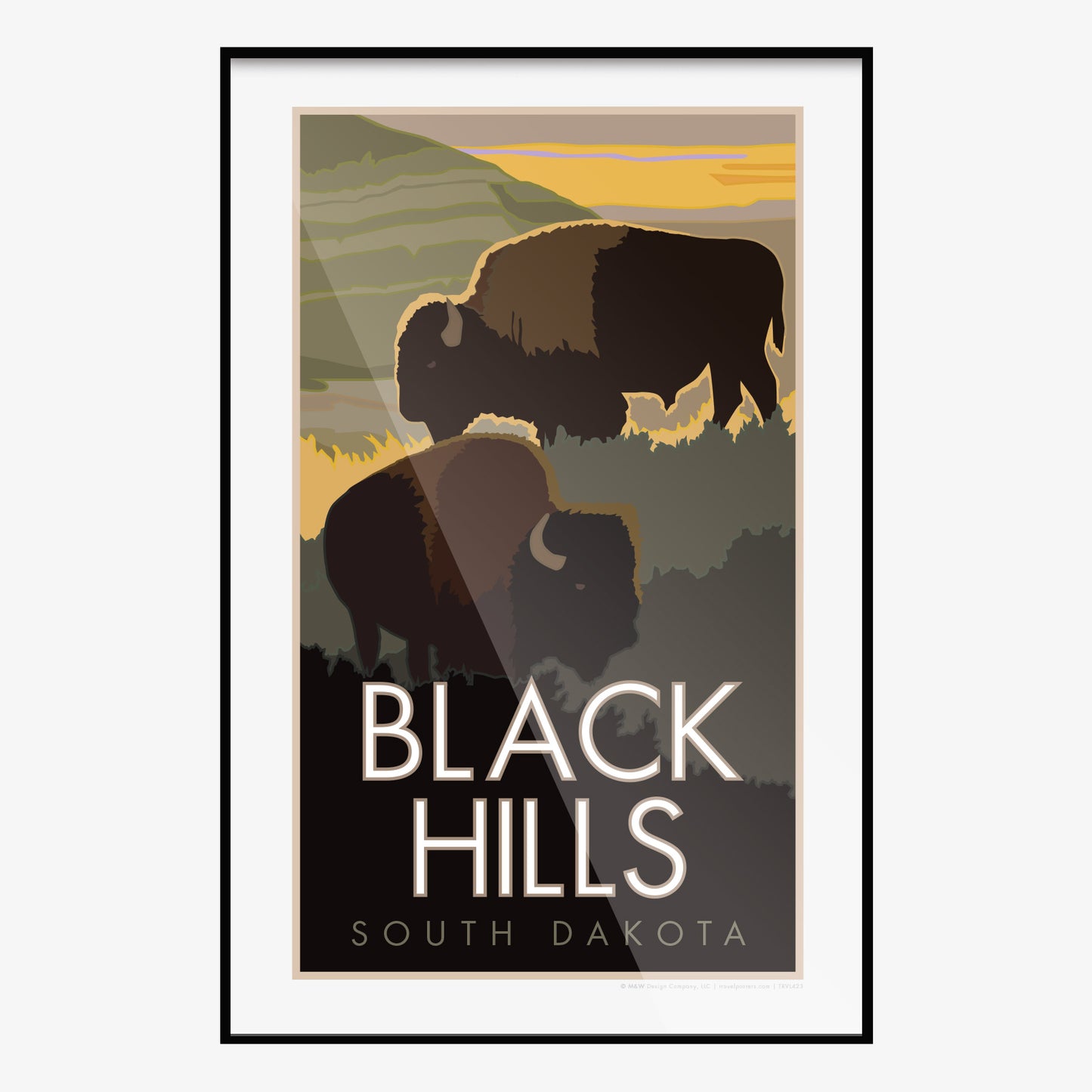 Black Hills South Dakota - Poster