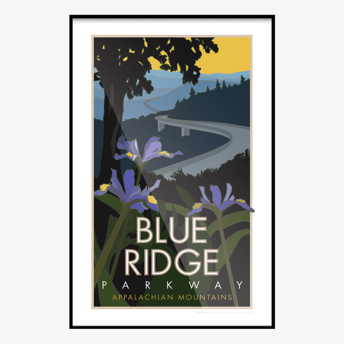 Blue Ridge Parkway Travel Poster