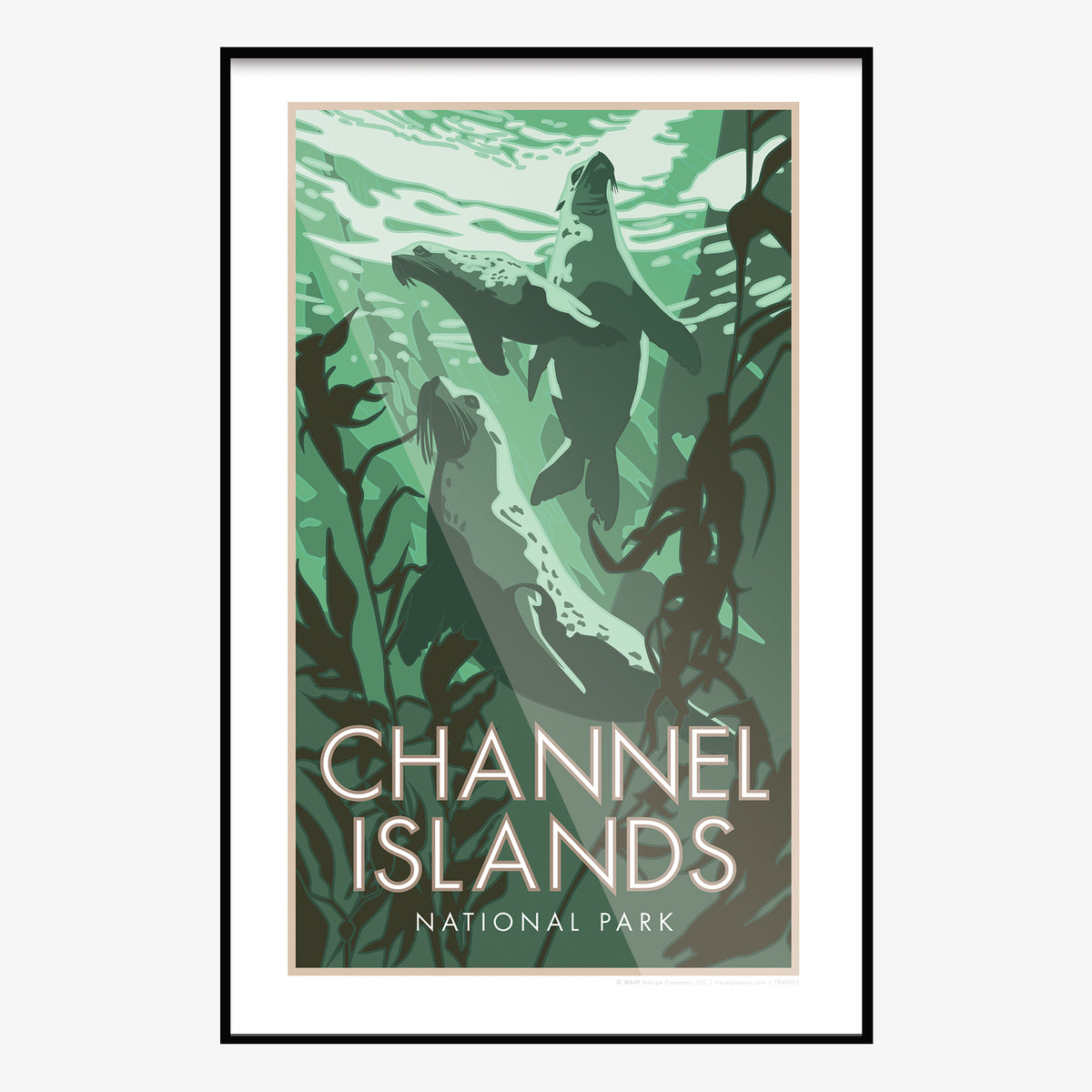 Channel Islands National Park California Travel Poster