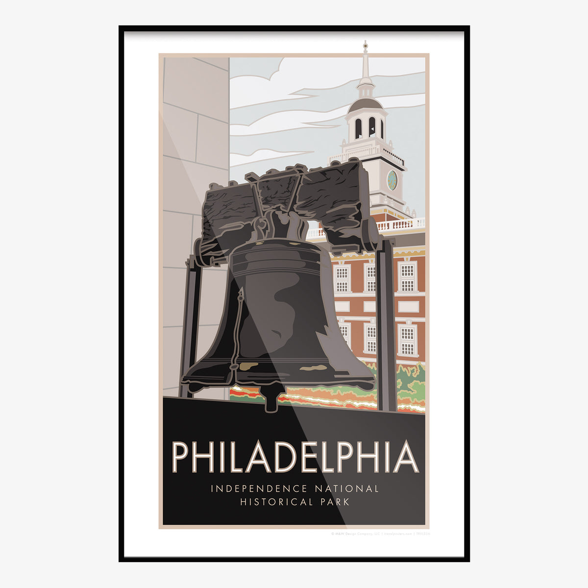 Liberty Bell Philadelphia Pennsylvania Travel Poster