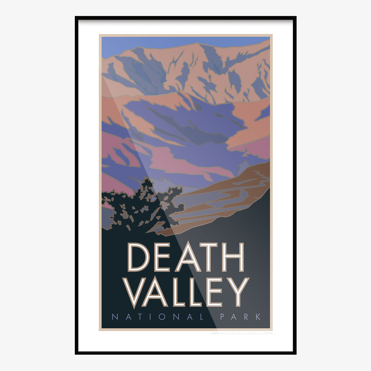 Death Valley California Travel Poster