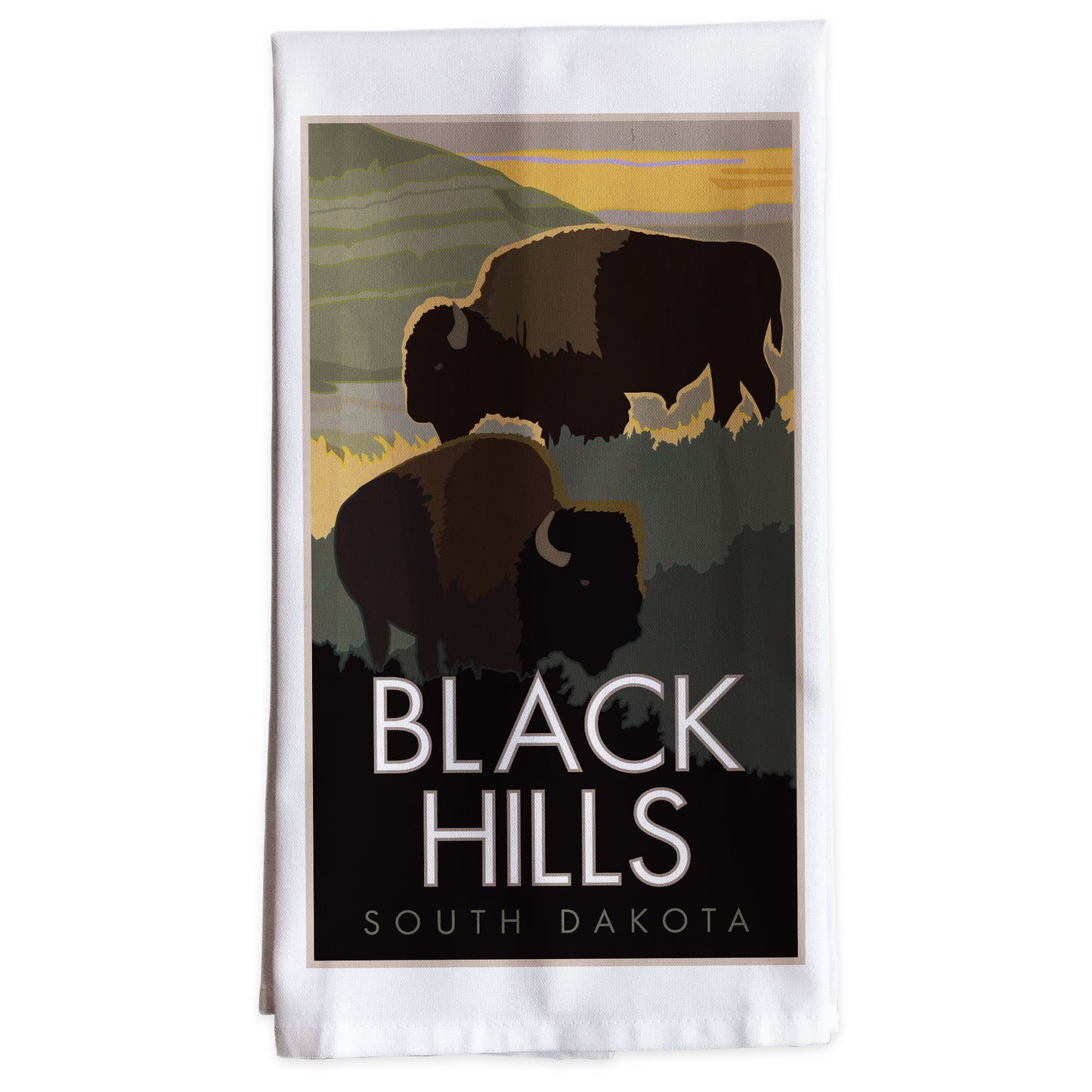 Black Hills South Dakota - Tea Towel
